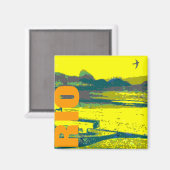 RIO Copacabana landschap Magneet (Voorkant / Achterkant)