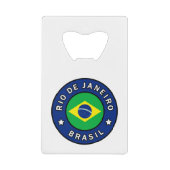 Rio de Janeiro Brasil Kredietkaart Flessenopener (Voorkant)