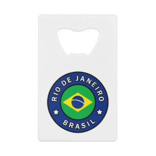Rio de Janeiro Brasil Kredietkaart Flessenopener