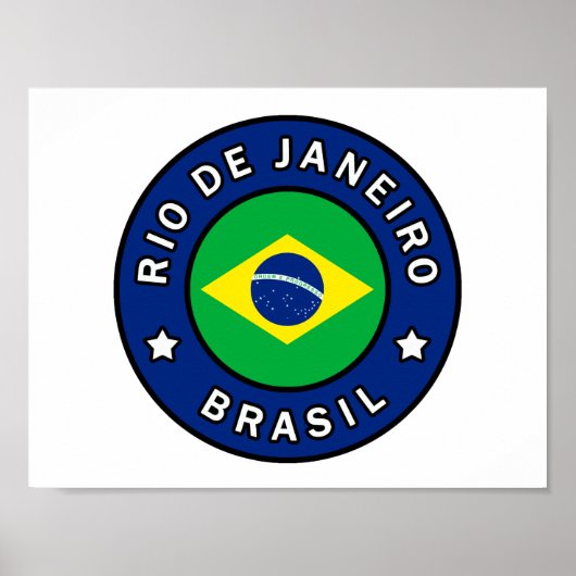 Rio de Janeiro Brasil Poster (Voorkant)
