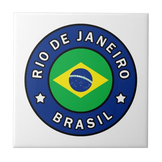 Rio de Janeiro Brasil Tegeltje (Voorkant)