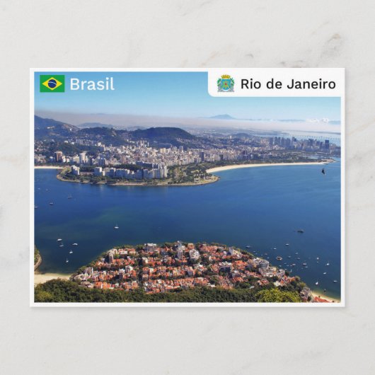 Rio de Janeiro - Brazilië Briefkaart (Voorkant)