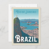 Rio De Janeiro, Brazilië Briefkaart (Voorkant / Achterkant)