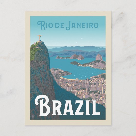 Rio De Janeiro, Brazilië Briefkaart (Voorkant)