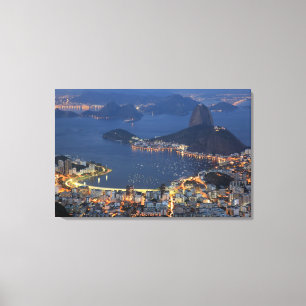 Rio de Janeiro, Brazilië Canvas Afdruk