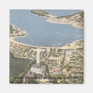 Rio de Janeiro, Brazilië (Christus de Verlosser) Magneet