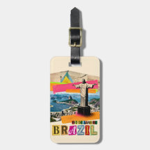 Rio de Janeiro Brazilië Christus Retro Collage Rei