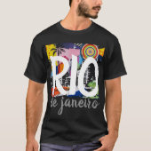 Rio de Janeiro Brazilië Cool Graffiti Mural Shirt  (Voorkant)