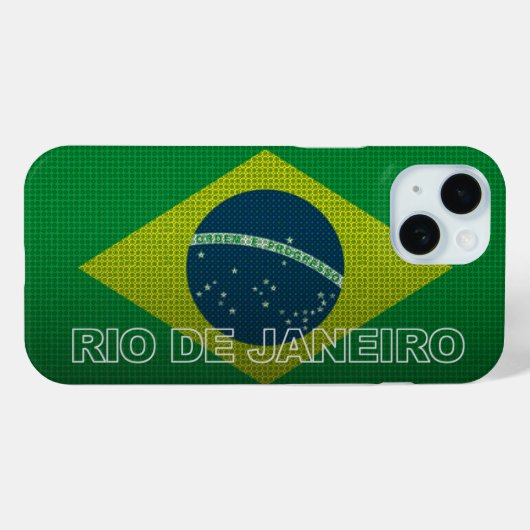Rio de Janeiro Brazilië iPhone Case (Achterkant (horizontaal))