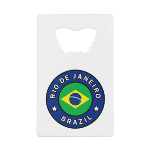 Rio de Janeiro Brazilië Kredietkaart Flessenopener
