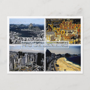 Rio de Janeiro - Brazilië - Mozaïek - Briefkaart