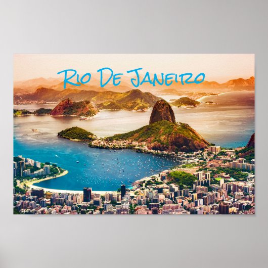 Rio de Janeiro Brazilië Poster (Voorkant)