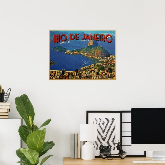 Rio de Janeiro Brazilië Poster (Thuiskantoor)