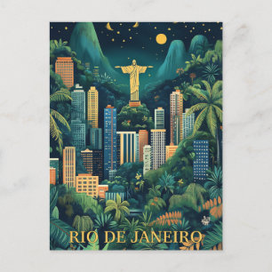 Rio de Janeiro Brazilië Reizen Briefkaart