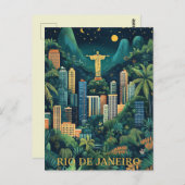 Rio de Janeiro Brazilië Reizen Briefkaart (Voorkant / Achterkant)
