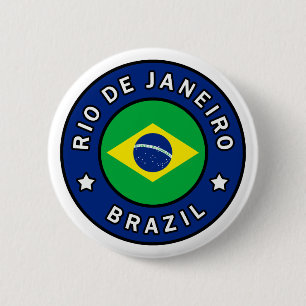 Rio de Janeiro Brazilië Ronde Button 5,7 Cm