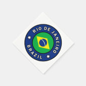 Rio de Janeiro Brazilië Servet (Hoek)