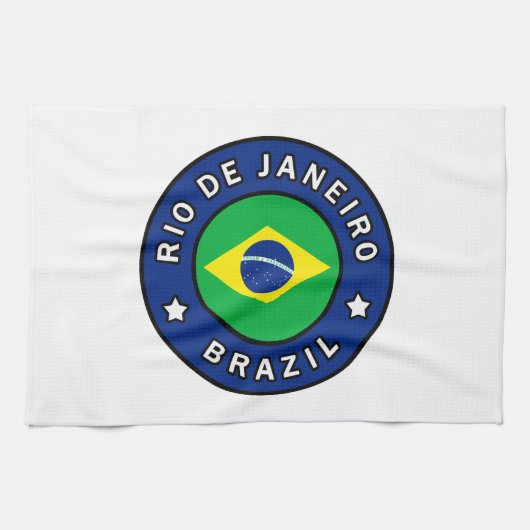 Rio de Janeiro Brazilië Theedoek (Horizontaal)