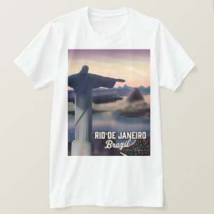 Rio De Janeiro Brazilië vervoert poster. T-shirt