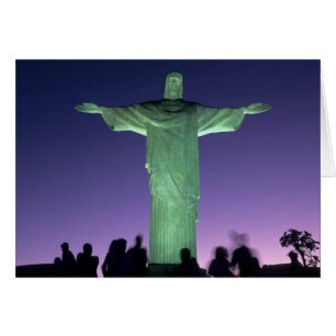 Rio de Janeiro, Brésil. la statue du Christ sur