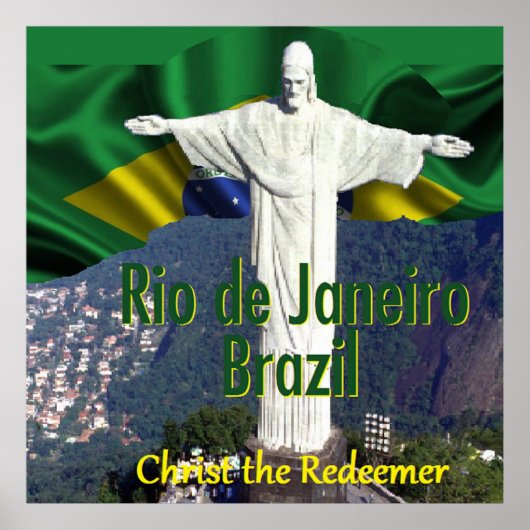Rio de Janeiro Brésil POSTER Print (Devant)