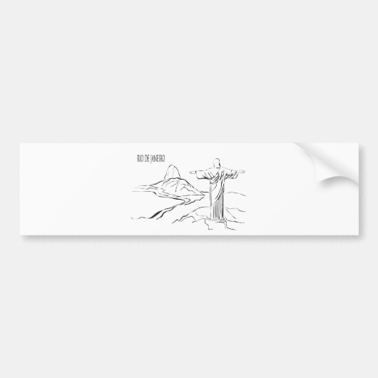 Rio de Janeiro Bumpersticker (Voorkant)
