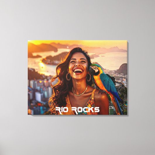 RIO DE JANEIRO CANVAS AFDRUK (Voorkant)