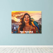 RIO DE JANEIRO CANVAS AFDRUK (Insitu (Houten vloer))