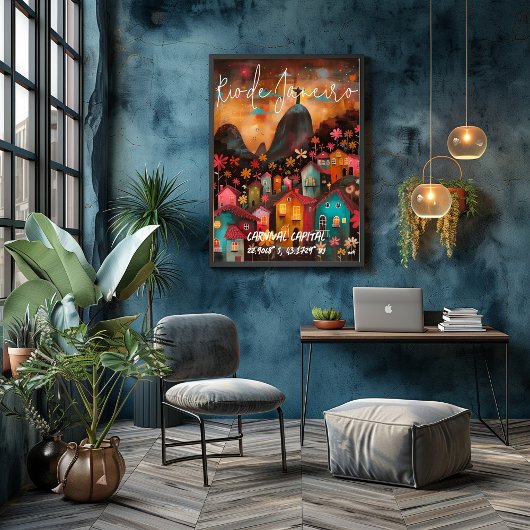 Río de Janeiro: Capital del Carnaval Perfect Poster