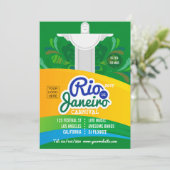 Rio de Janeiro Carnaval aangepaste logo (Staand voorkant)