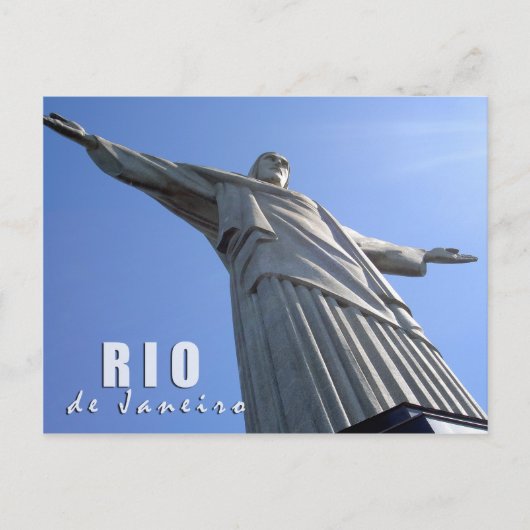 Rio de Janeiro - Christus De Redeemer Briefkaart (Voorkant)