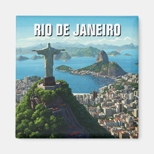 Rio de Janeiro Christus de Verlosser Magneet