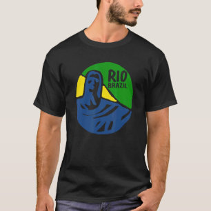 Rio de Janeiro City Brazilië souvenir voor mannen  T-shirt