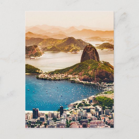 Rio De Janeiro Cityscape View Briefkaart (Voorkant)