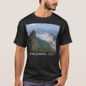 Rio de Janeiro Copacabana Beach 2017 Fotoontwerp T-shirt (Voorkant)