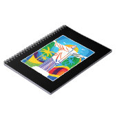 Rio de Janeiro Cristo Redentor Brazilië Kleurrijk Notitieboek (Linkerzijde)
