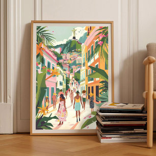 Rio de Janeiro Impression Brésil Illustration Rio