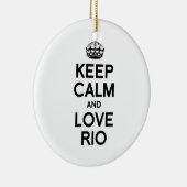 RIO DE JANEIRO KEEP CALM -.png Keramisch Ornament (Rechts)