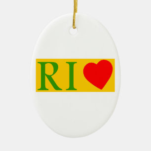 Rio de Janeiro love Keramisch Ornament