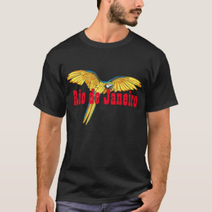 Rio de Janeiro met papegaai T-shirt