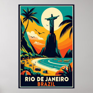 Rio de Janeiro Poster voor het reizen van mensen