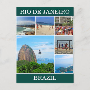 rio de janeiro scènes briefkaart