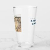 Rio de Janeiro,  strand van Copacabana, Brazilië Glas (Links)