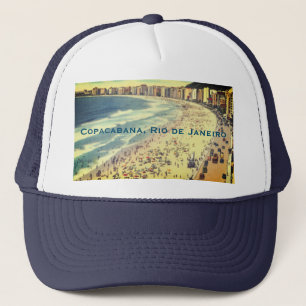 Rio de Janeiro, strand van Copacabana, Brazilië Trucker Pet