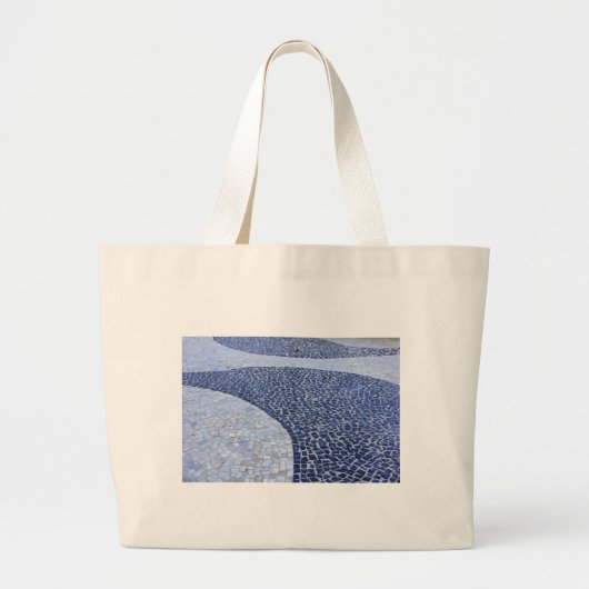 Rio de Janeiro, strand van Copacabana Grote Tote Bag (Voorkant)