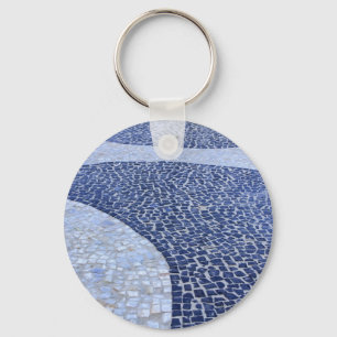 Rio de Janeiro, strand van Copacabana Sleutelhanger