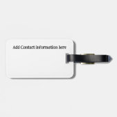 Rio de Janeiro Vintage Travel Bagagelabel (Achterkant horizontaal)