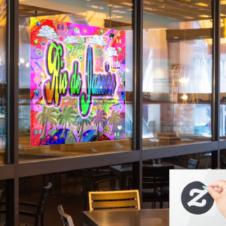 Rio de Janeiro Vista Express vensterklitten Raamsticker