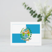 Rio de Janeiro, vlag van Brazilië Briefkaart (Staand voorkant)