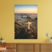 Rio de Janeiro Zonsondergang Canvas Afdruk (Insitu (Woonkamer))